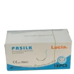 Suture Silk No. 2 on 45mm 75cm 1/2 Circle RBN Dozen