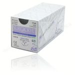 Suture Polyglycolic Acid No 4/0, 75cm On 22mm 1/2 Circle RBN Dozen