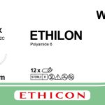 Suture Nylon No.1, 1/2 Circle, 48mm, 100cm RCN Dozen
