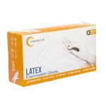 Gloves Latex Examination Disposable Medium 50 Pairs